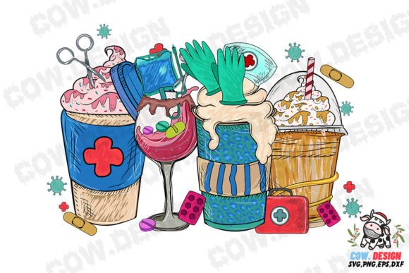 Coffee Latte Drink Nurse Sublimation: A Designer's Review