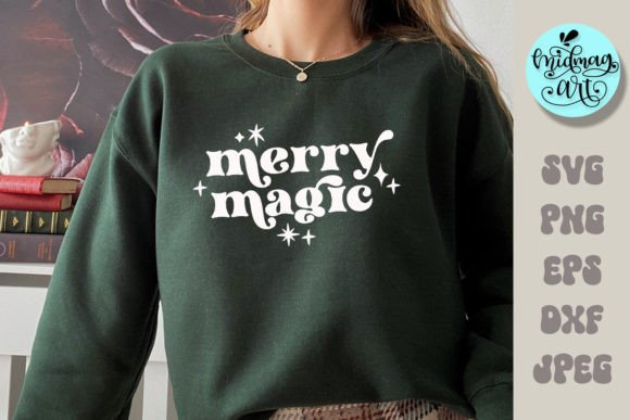 Merry Magic Svg: A Festive Pick for T-Shirt Designs