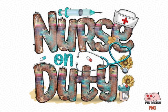 Nurse on Duty SVG for Crafts & Branding