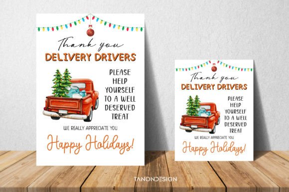 Review: Delivery Driver Snack Sign Print Templates