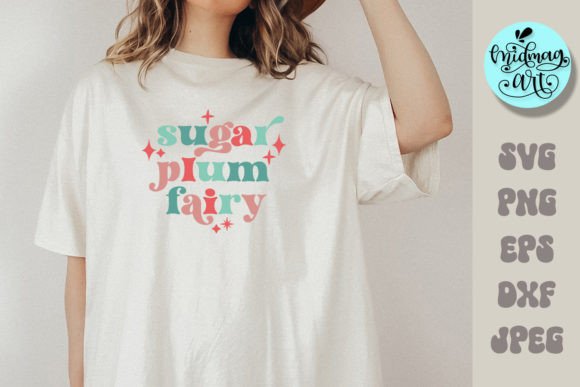 Sugar Plum Fairy PNG for T-Shirt Designs