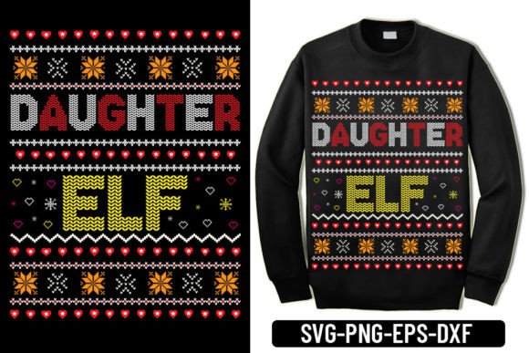 Ugly Sweater - Daughter Elf T-Shirt Designs Review